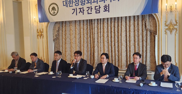 ▲ 정형외과의사회가 의협의 입장을 지지하고 끝까지 함께하겠다고 선언했다.