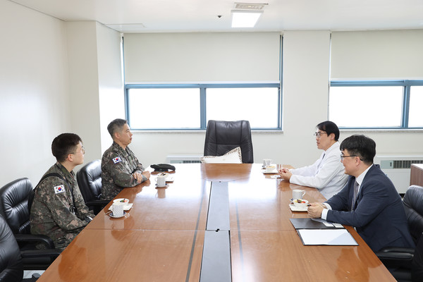 ▲ 상계백병원과 용마여단이 지역사회 협력 방안을 논의했다.