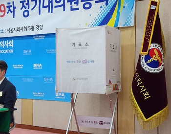 ▲ 지난달 열린 서울시의사회 정기총회에선 회장 직선제가 안건으로 상정됐지만 정족수 미달로 논의하지 못했다.