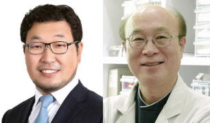 ▲ 강서구치과의사회 송종은 회장(왼쪽)과 전주고은이치과 이화준 원장