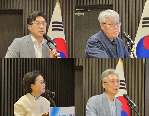 ▲ (왼쪽 위부터 시계방향으로) 김재현 위원장, 노재성 위원장, 김대경 위원장, 주인숙 위원장.