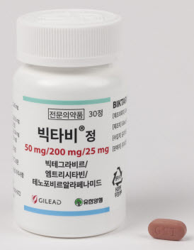 ▲ 길리어드 사이언스 코리아는 자사의 HIV-1 치료제 빅타비가 지난달 24일(목), 식품의약품안전처로부터 M184V/I 내성 돌연변이를 보유하거나 임신 중인 경우를 포함한 HIV-1 감염 치료에 사용할 수 있도록 적응증을 확대 승인받았다고 밝혔다.