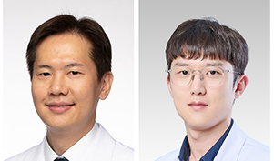 ▲ 천재영 교수(왼쪽), 김민재 교수