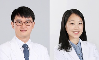 ▲ 김동현 교수(왼쪽)와 서지운 교수.