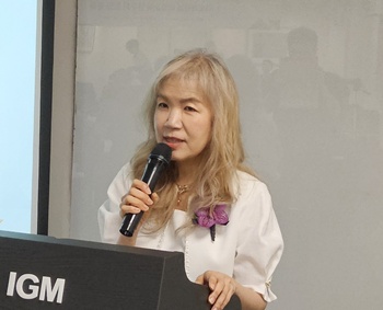 ▲ 노혜린 회장.