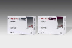 ▲ 바이엘의 케렌디아는 좌심실 박출률 40% 이상 심부전 환자를 대상으로 심혈관계 이점을 입증한 최초의 미네랄코르티코이드 수용체 길항제다.