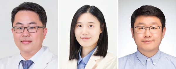 ▲ (왼쪽부터) 신동욱 교수, 김성혜 교수, 한경도 교수.