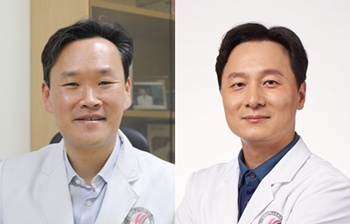 ▲ 이경주 교수(왼쪽)와 박세우 교수.