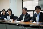 
(왼쪽부터)코비디엔코리아 김지영 부장, 한국존슨앤드존슨메디칼 황선빈 부장, 메드트로닉코리아 예정훈 이사, 한국의료기기산업협회 이진휴 이사