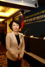 곽회장은 간호인력 개편에 최선을 다하겠다고 다짐했다.