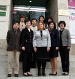 사진 우측으로부터 두 번째 김옥수 대한간호협회 회장, 주디스 섀미안 ICN 회장