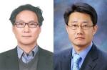 안국약품 의원총괄사업부장 박인철 상무(왼쪽)와 종합병원총괄사업부장 김용도 상무.