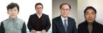 (왼쪽부터)한국팜비오 이영화 부회장, 남준상 사장, 허섭 사장, 이창윤 상무.