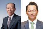 동아쏘시오그룹 강신호 명예회장(좌)와 강정석 회장.