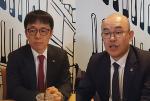 최혁용 한의협 회장(왼쪽), 김경호 보험부회장.