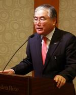 올해로 임기를 마무리하고 사임하는 남서중 부회장.