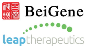 중국 제약기업 베이진(BeiGene)이 미국 생명공학기업 리프 테라퓨틱스(Leap Therapeutics)의 면역항암제 후보물질을 도입해 개발하기로 했다.