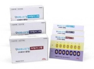 릴리의 버제니오는 미국에서 HR 양성, HER2 음성 조기 유방암 환자의 보조요법으로 승인된 최초의 CDK4/6 억제제다.