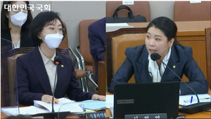 ▲ 신현영 의원은 백경란 질병청장의 주식보유 논란을 언급했다.