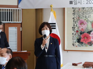 ▲ 김필여 이사장은 국민에게 인정받는 마퇴본부를 만들겠다고 포부를 밝혔다.