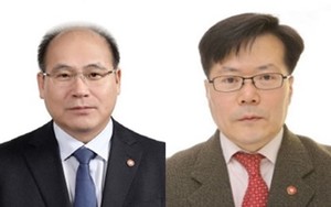 ▲ 현재룡 신임 기획상임이사(좌)과 홍영삼 신임 장기요양상임이사.