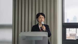 조윤숙 부회장은 다제약물 관리사업 병원모형에 대해 설명했다.