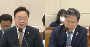 조규홍 장관은 서영석 의원의 질의에 답변하며 비대면 진료 시범사업은 시행령 정치가 아니라고 선을 그었다.