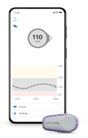 연속혈당측정기(Continuous Glucose Monitoring, CGM)가 인슐린이 필요하지 않은 제2형 당뇨병 환자에서도 상당한 임상적 이득을 제공한다는 연구 결과가 발표됐다. 사진은 연구에 활용한 연속혈당측정기 덱스콤 G6.