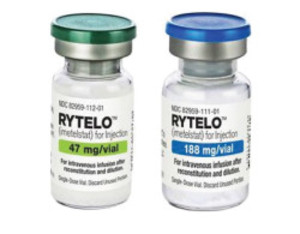 골수형성이상증후군 치료제 라이텔로는 계열 내 최초의 텔로머레이스 억제제이자 제론이 FDA 승인받은 첫 번째 제품이다.
