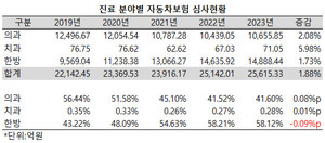 가파르게 증가하던 한방 자동차보험 진료비가 정체됐다. 