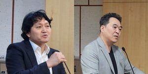 ▲ 류정민 교수(왼쪽)와 이형민 회장.