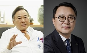 ▲ 이송 이사장(왼쪽)과 박종훈 원장.