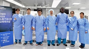 ▲ 가천대 길병원은 AI 기반 의료기기 개발 기업 카이미와 최근 인천 송도경제자유구역청 HLB바이오스텝에서 열린 ‘ENDO 2024 소화기내시경 교육워크샵’을 성황리에 개최했다.