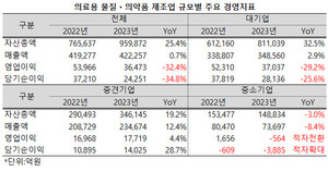지난해 의료용 물질 및 의약품 제조업 내에서 중견기업이 상대적으로 눈부신 실적을 남겼다. 반면, 중소기업은 실적 부진에 시달리며 더욱 위축되고 있다.