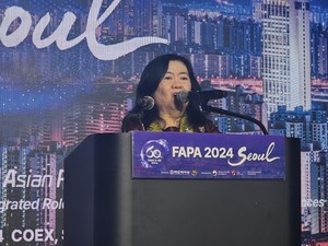 ▲ FAPA 욜란다 R. 로블레스 회장은 FAPA 창립 60주년이 지혜를 키워내는 시작점이 되길 바란다고 전했다.