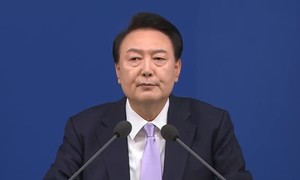 ▲ 윤석열 대통령은 7일, 대국민 담화 및 기자간담회에서 의료 개혁에 관한 질문에 답했다.