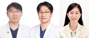 ▲ (왼쪽부터) 김신곤 교수, 김남훈 교수, 김지윤 교수.