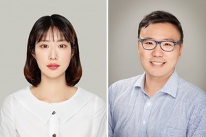 ▲ 송유진 대학원생(왼쪽)과 사경하 교수.