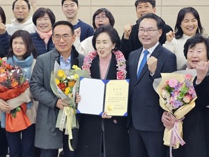 ▲ 권영희 후보가 제41대 대한약사회장에 당선됐다.