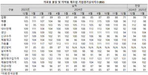 비상계엄에 이은 탄핵 정국으로 의약품 제조업에 대한 경기 전망도 최악의 상황으로 치닫고 있다.