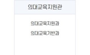 ▲ 교육부는 지난 1일, 의대교육지원관 조직을 신설했다.