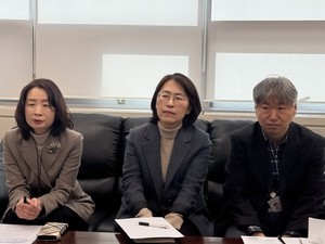 ▲ (왼쪽부터)김희성 과장, 박재현 과장, 오우용 과장 직무대리