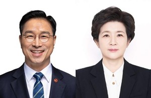 ▲ 위성곤 의원(왼쪽)과 강선영 의원.