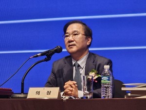 ▲ 김대업 총회의장은 약정원의 PSP 개발 문제와 관련한 후속 조치를 요구했다.