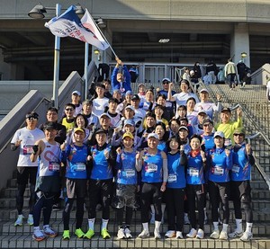 ▲ 인천시약이 인천국제하프마라톤대회에 참가했다.