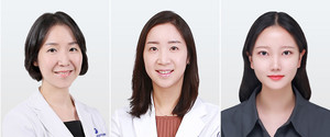▲ (왼쪽부터)강예은 교수, 강다현 교수, 윤지연 대학원생