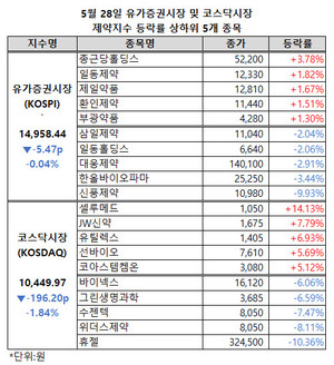 코스닥시장 제약지수의 상승세가 멈춰섰다.