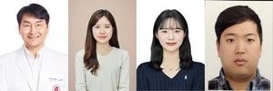 ▲ (왼쪽부터) 조철현 교수, 정진경 학생, 전윤서 학생, 김형주 석박사통합과정생.