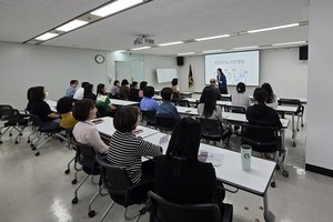 ▲ 심평원 전북본부는 지난달 29일 본부 직원을 대상으로 ‘안전의식 제고 및 화재대피 교육’을 진행했다.