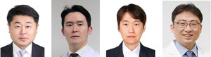 (왼쪽부터) 정보영 교수, 김대훈 교수, 박한진 교수, 양필성 조교